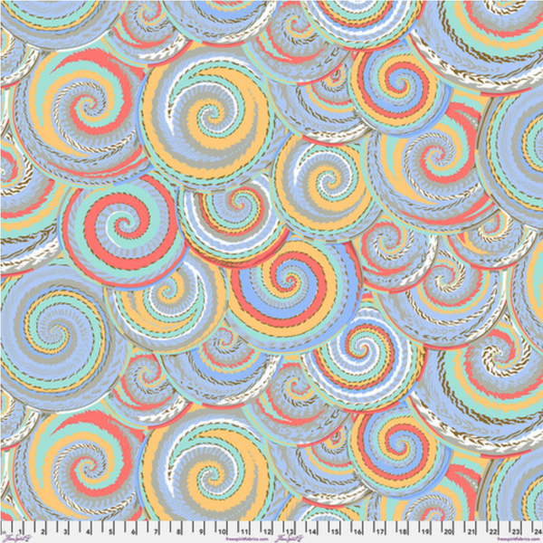 Kaffe Fassett Collective | February 2024 'Curly Baskets' Multi PWPJ066: by the 1/2m