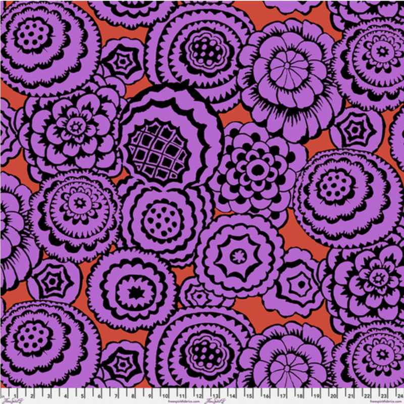 BOLT END SALE: Kaffe Fassett Collective | February 2024 'Deco' Dark PWGP199: Approx 2.1m