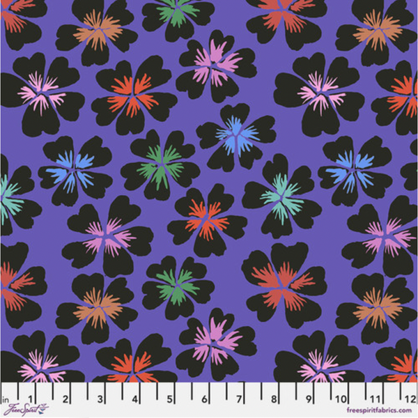 Kaffe Fassett Collective | February 2024 'Petals' Purple PWGP201: by the 1/2m