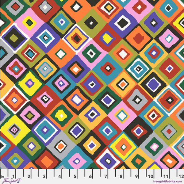 Kaffe Fassett Collective | February 2024 'Square Dance' Multi PWGP203: by the 1/2m