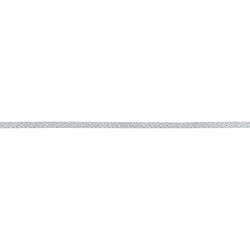 Berisfords Ribbon | 'Wired Metallic Rope': 2mm Wide: Colour 100 - Silver: by the METRE