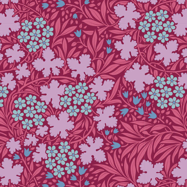 Tilda | Hibernation Collection: 100529 'Autumnbloom' in Old Rose: by the 1/2m