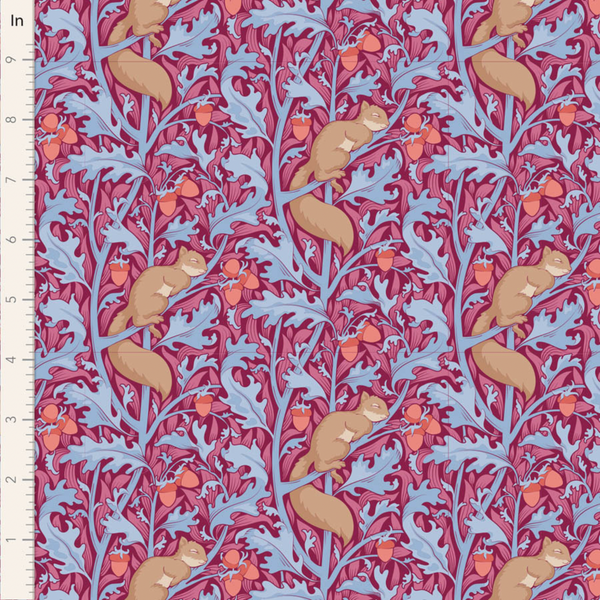 Tilda | Hibernation Collection: 100530 'Squirreldream' in Hibiscus by the 1/2m
