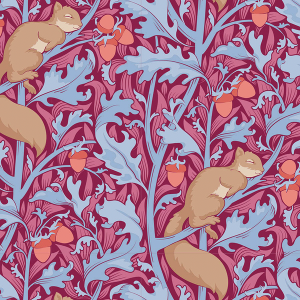 Tilda | Hibernation Collection: 100530 'Squirreldream' in Hibiscus by the 1/2m