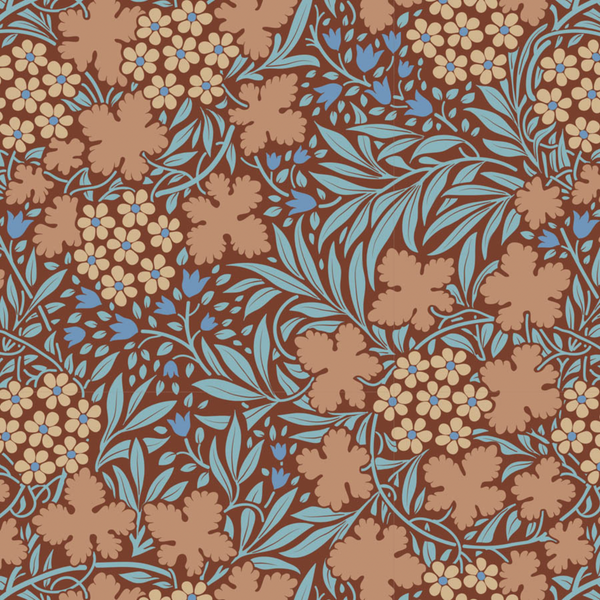 Tilda | Hibernation Collection: 100534 'Autumnbloom' in Hazel by the 1/2m