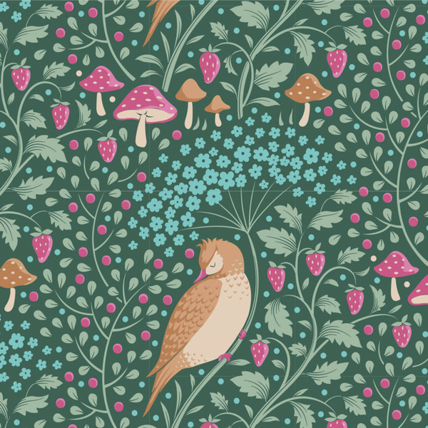 Tilda | Hibernation Collection: 100538 'Sleepybird' in Lafayette by the 1/2m