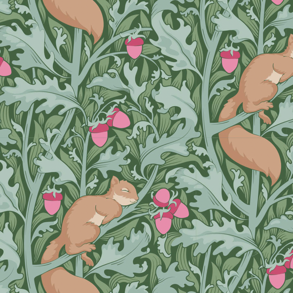 Tilda | Hibernation Collection: 100540 'Squirreldream' in Sage by the 1/2m