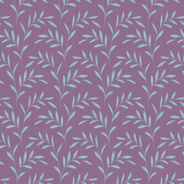 Tilda | Hibernation Collection: 110085 'Olivebranch' Blender in Lavender: by the 1/2m
