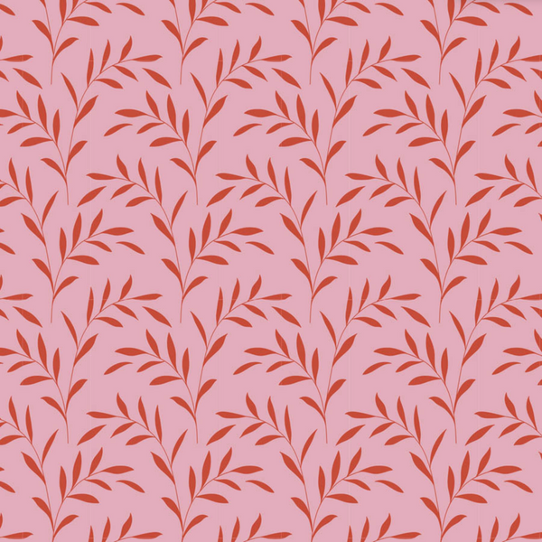 Tilda | Hibernation Collection: 110087 'Olivebranch' Blender in Blush: by the 1/2m