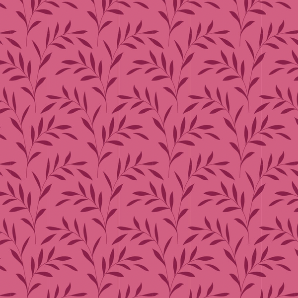Tilda | Hibernation Collection: 110089 'Olivebranch' Blender in Old Rose: by the 1/2m