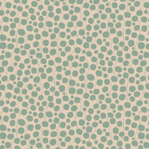 Tilda | Hibernation Collection: 110093 'Eucalyptus' Blender in Sage: by the 1/2m
