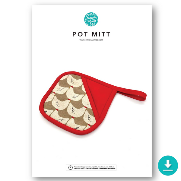 INSTRUCTIONS: Pot Mitt: DIGITAL DOWNLOAD