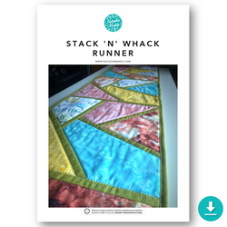 INSTRUCTIONS: Stack 'n' Whack Runner Pattern: DIGITAL DOWNLOAD