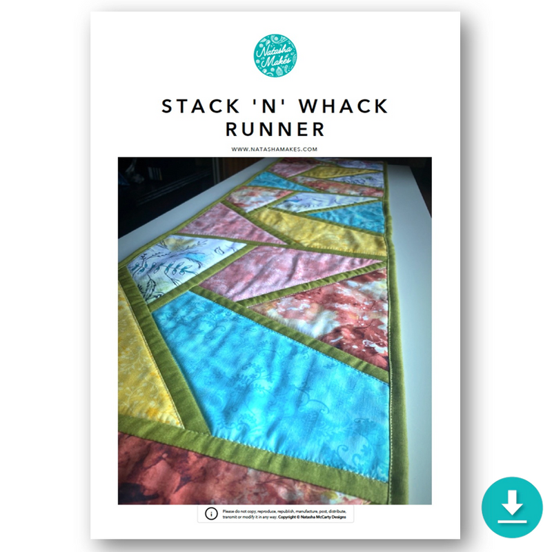 INSTRUCTIONS: Stack 'n' Whack Runner Pattern: DIGITAL DOWNLOAD