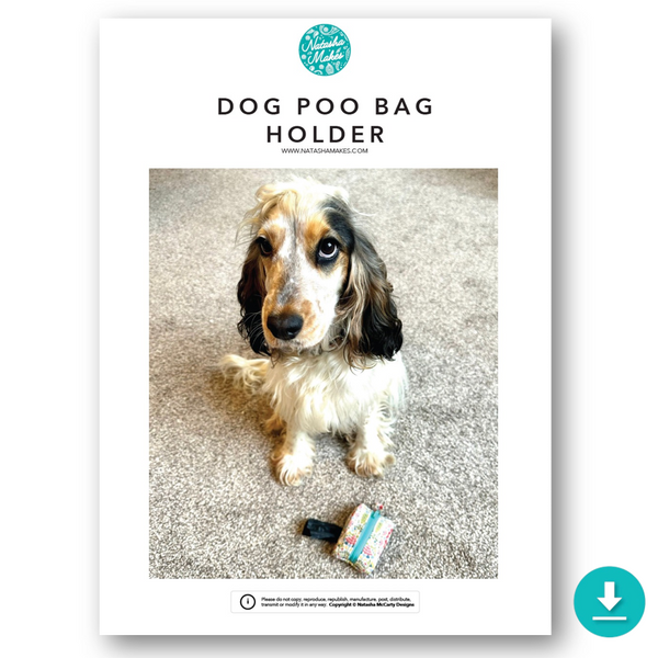 INSTRUCTIONS: Dog Poo Bag Holder: DIGITAL DOWNLOAD