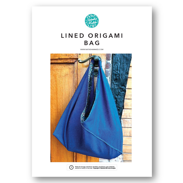INSTRUCTIONS: LINED Origami Bag: PRINTED VERSION