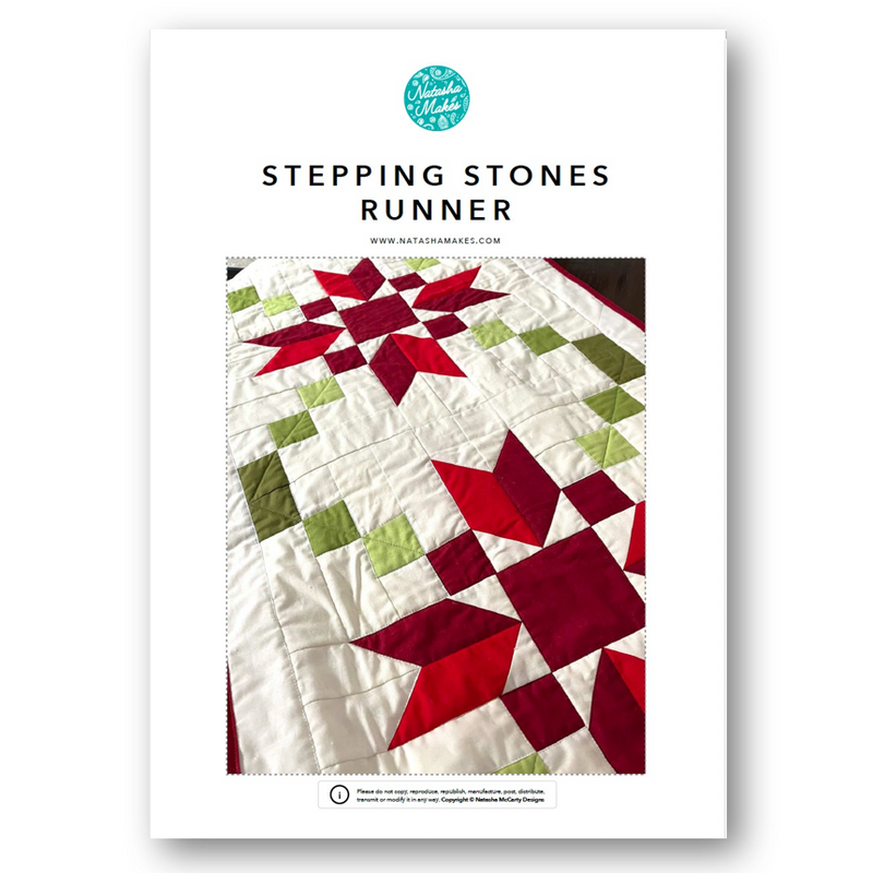 INSTRUCTIONS: Stepping Stones Runner Pattern: PRINTED VERSION
