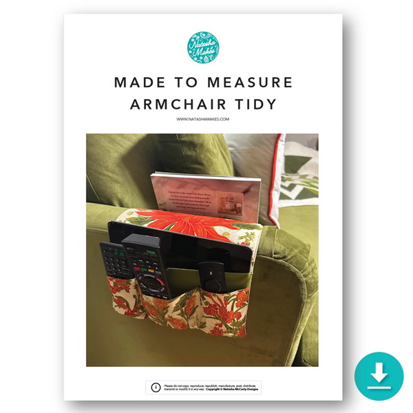 INSTRUCTIONS: MADE TO MEASURE Armchair Tidy: DIGITAL DOWNLOAD