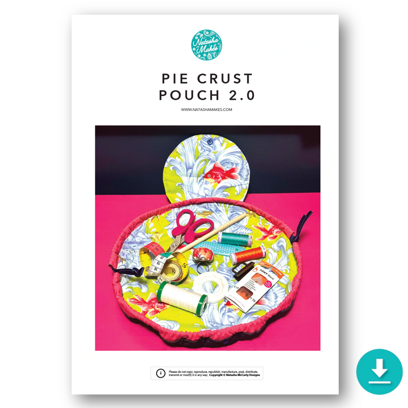 INSTRUCTIONS: Pie Crust Pouch 2.0: DIGITAL DOWNLOAD