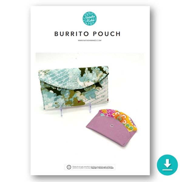 INSTRUCTIONS: Burrito Pouch: DIGITAL DOWNLOAD