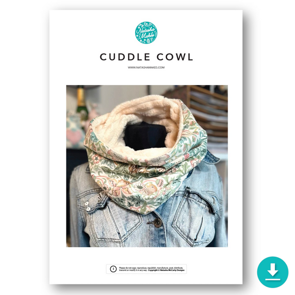 INSTRUCTIONS: Cuddle Cowl: DIGITAL DOWNLOAD