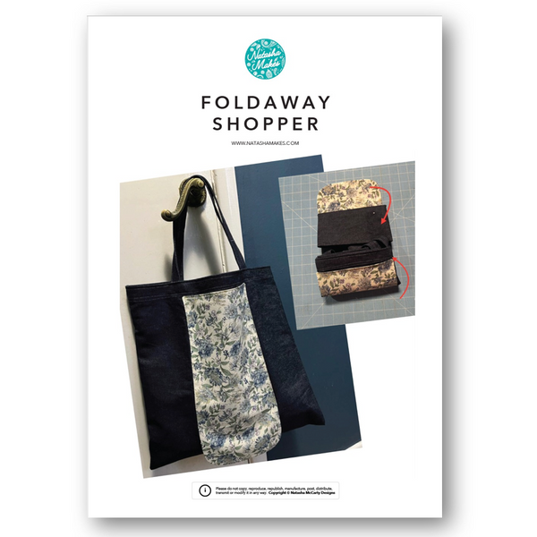 INSTRUCTIONS: Foldaway Shopper: PRINTED VERSION