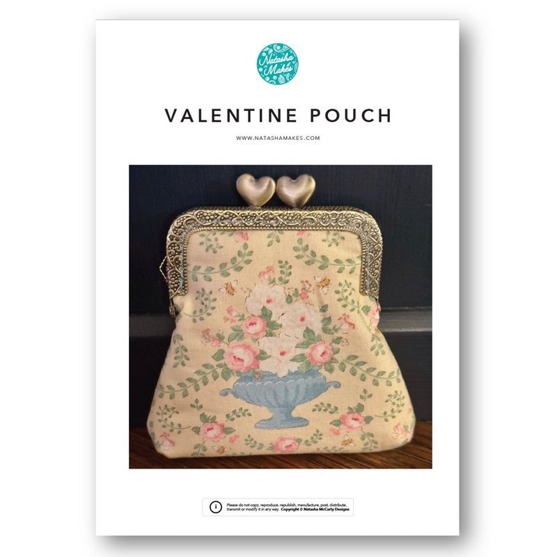 INSTRUCTIONS with Templates: Valentine Pouches: PRINTED VERSION
