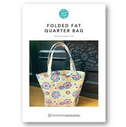 INSTRUCTIONS: Folded Fat Quarter Bag: PRINTED VERSION