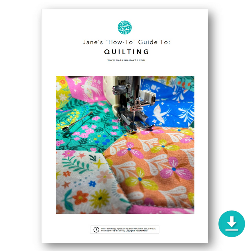 INSTRUCTIONS: Jane's Guide to Quilting: DIGITAL DOWNLOAD