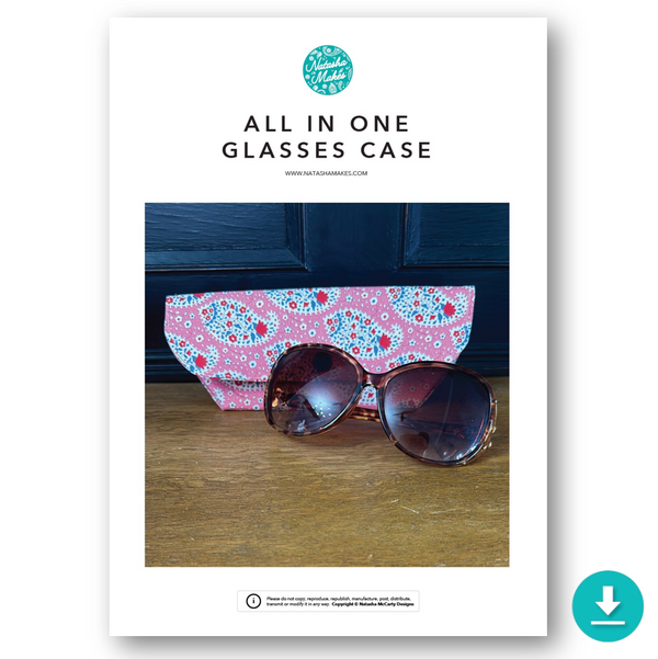 INSTRUCTIONS: All In One Glasses Case: DIGITAL DOWNLOAD