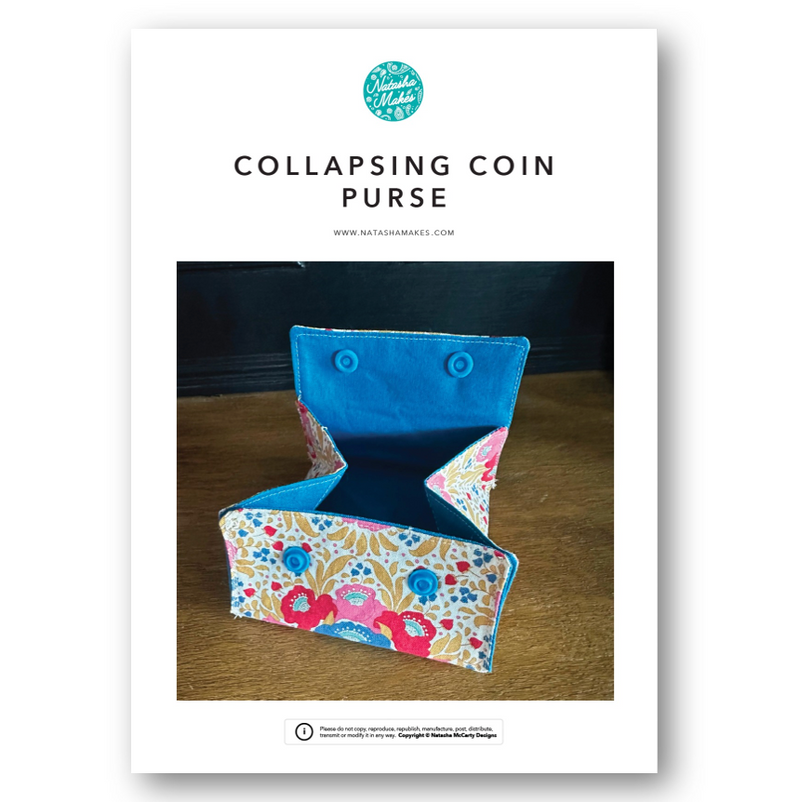 INSTRUCTIONS: Collapsing Coin Purse: PRINTED VERSION