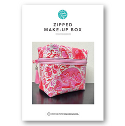 INSTRUCTIONS: Zipped Make-Up Box: PRINTED VERSION