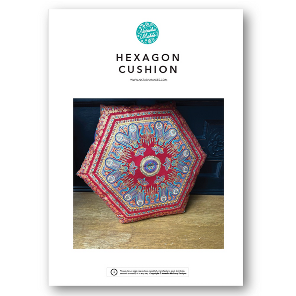 INSTRUCTIONS: Hexagon Cushion: PRINTED VERSION