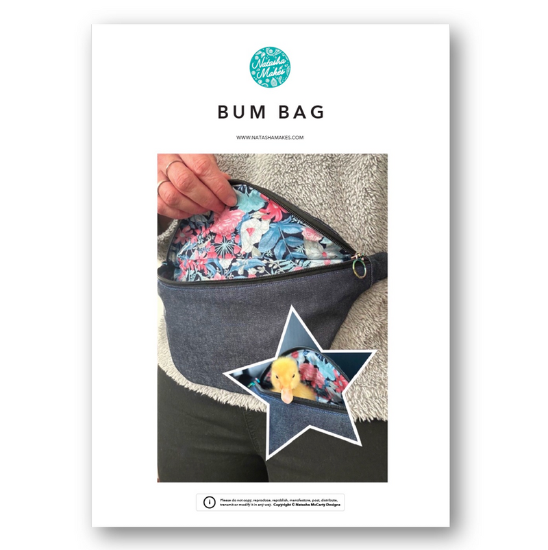 INSTRUCTIONS: Bum Bag: PRINTED VERSION