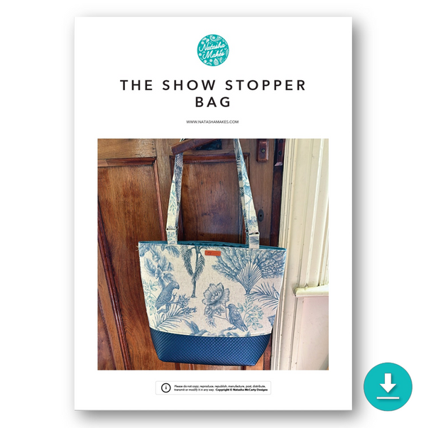 INSTRUCTIONS: The Show Stopper Bag: DIGITAL DOWNLOAD