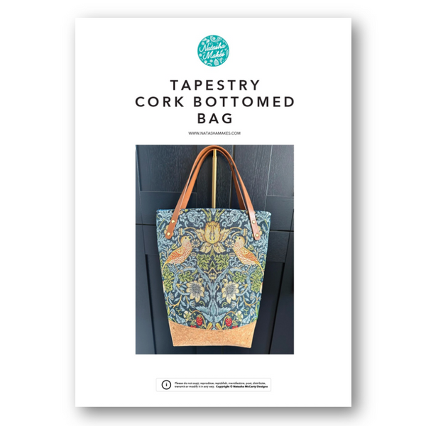 INSTRUCTIONS: Tapestry Cork-Bottomed Bag: PRINTED VERSION
