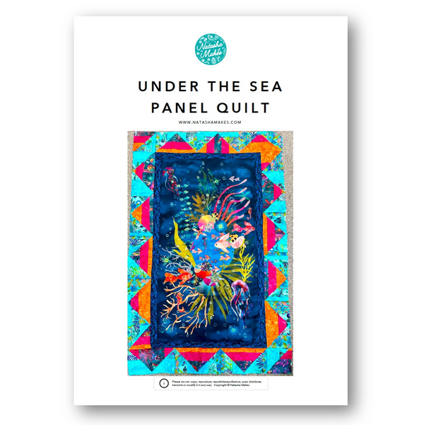 INSTRUCTIONS: Under The Sea Panel Quilt: PRINTED VERSION