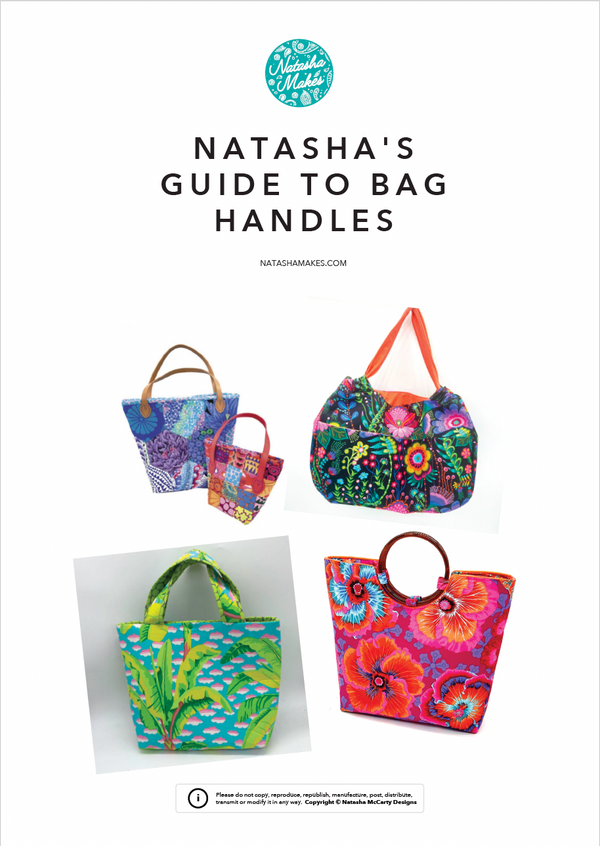 INSTRUCTIONS: Natasha's Guide to Bag Handles: DIGITAL DOWNLOAD
