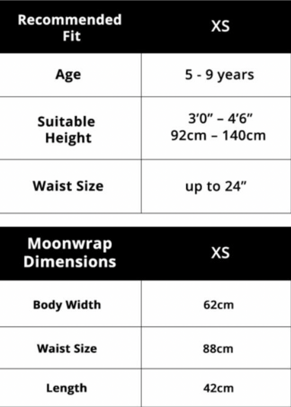 Ready Made: Frostfire | Moonwrap Kids' Waterproof Changing Robe: Size XS: NAVY