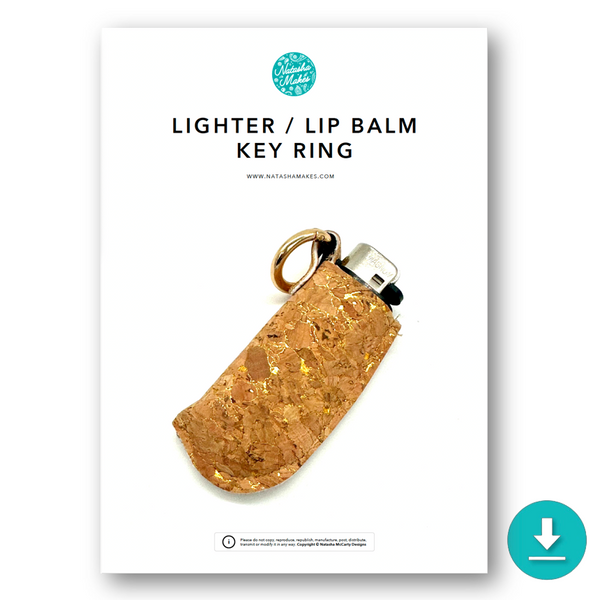 INSTRUCTIONS: Lighter / Lip Balm Holder: DIGITAL DOWNLOAD