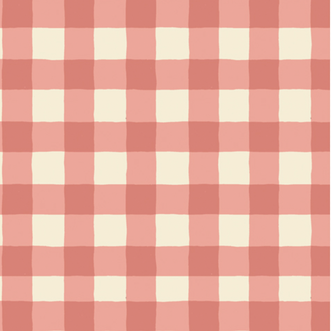 Maureen Cracknell for Art Gallery Fabrics | FLANNEL 'Plaid of My Dreams' Blush AGFF804: PRECUT 3 METRES