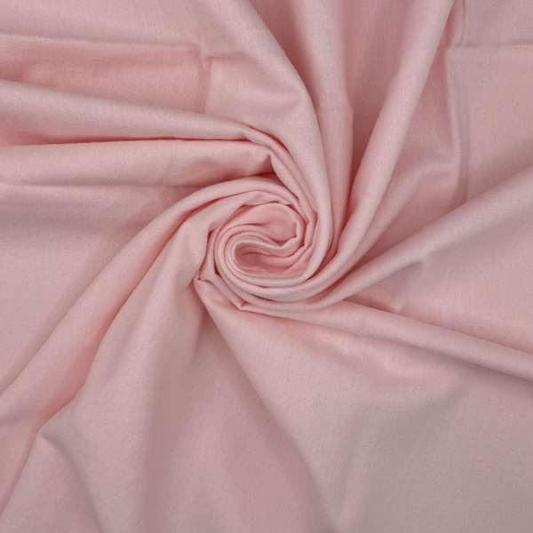 BOLT END SALE: Crafty by Chatham Glyn | Plain Winceyette Brushed Cotton: 110cm wide: PW007 Pink: Approx 1.4m
