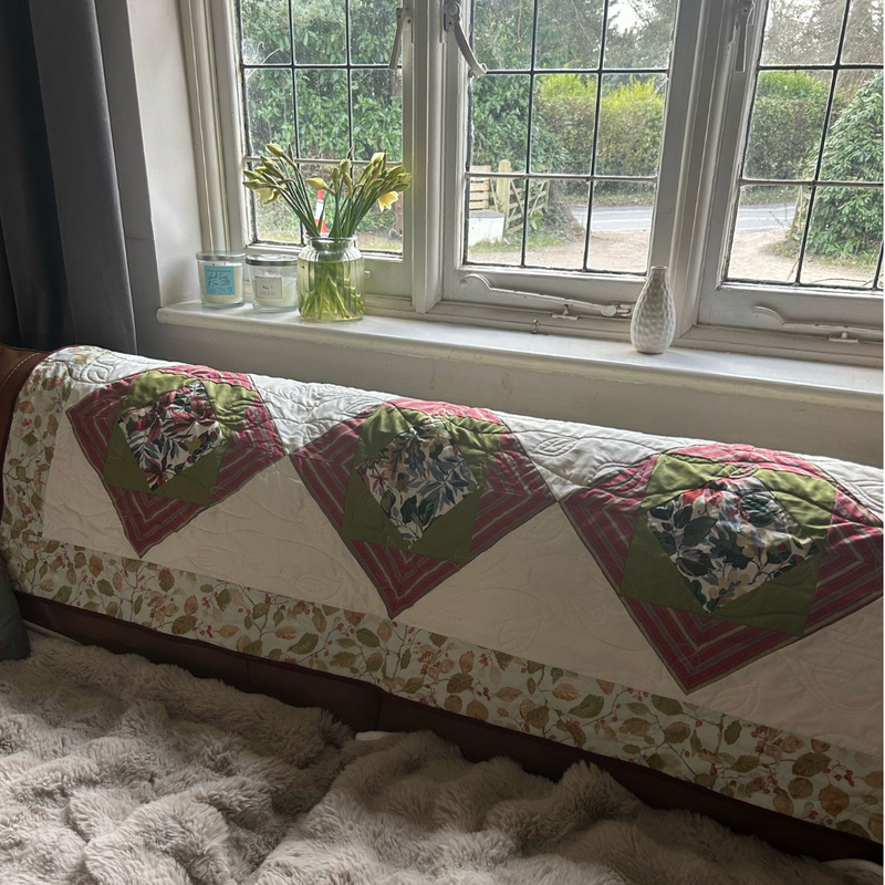 SAMPLE SALE: 26DJ: Arboretum Runner (Sanderson 'Arboretum' fabrics)