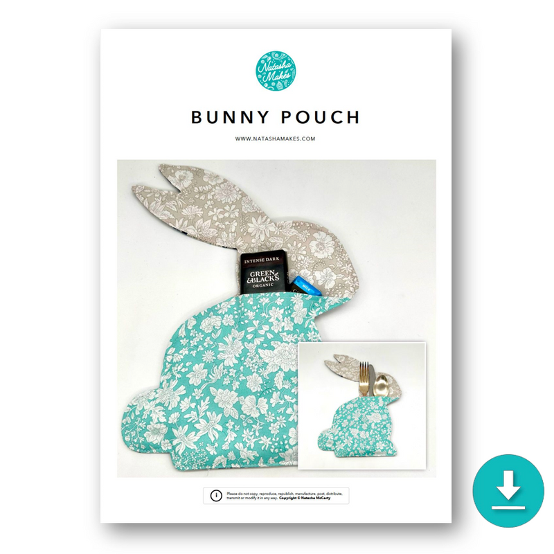 INSTRUCTIONS: Bunny Pouch: DIGITAL DOWNLOAD