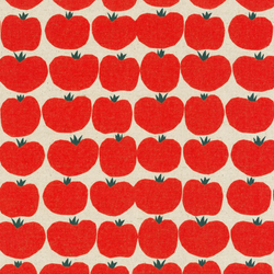 Sevenberry for Robert Kaufman | Cotton/Flax Blend Canvas 'Tomato' 850412D1-1 RED: by the 1/2m