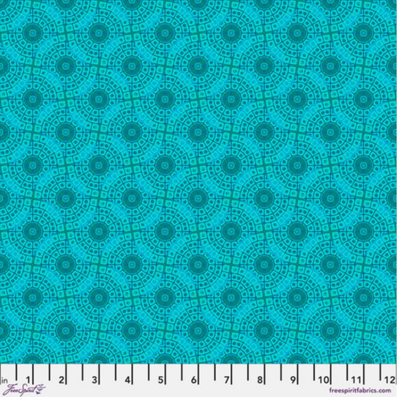 Billy Reue | Mosaic 'Chandelier Small' PWWR049 Aqua: by the 1/2m