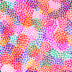 Rachel Parker for Dashwood Studio | Chroma RAYON (145cm wide) 'Painted Spots' 2439 ROSE: by the METRE