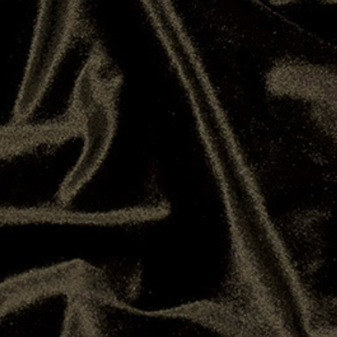 Poly Velvet (92% Polyester 8% Spandex): 146cm wide: Black: by the 1/2m