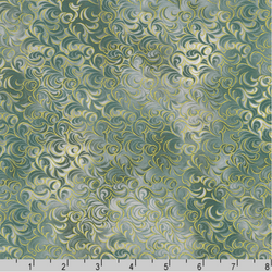 Robert Kaufman Fabrics | Mixed Metallics 'Swirls' SRKDM-23067-183 PEWTER: by the 1/2m