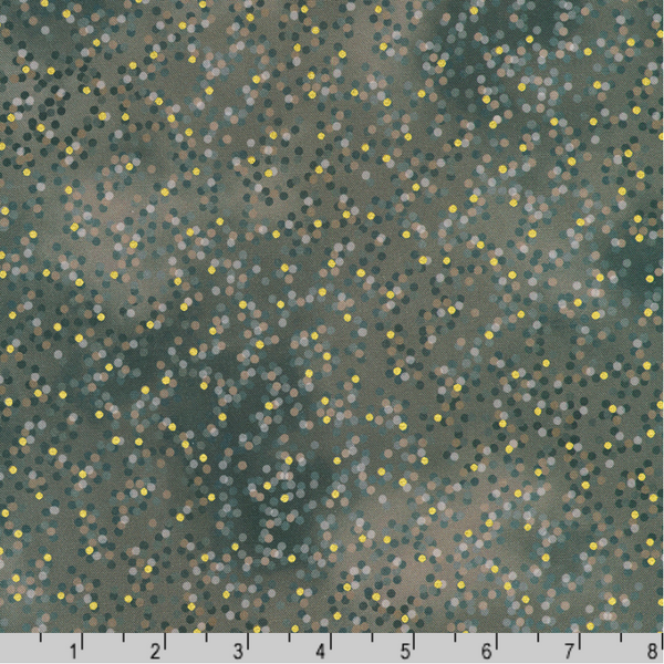 Robert Kaufman Fabrics | Mixed Metallics 'Dotty' SRKDM-23069-304 SHADOW: by the 1/2m